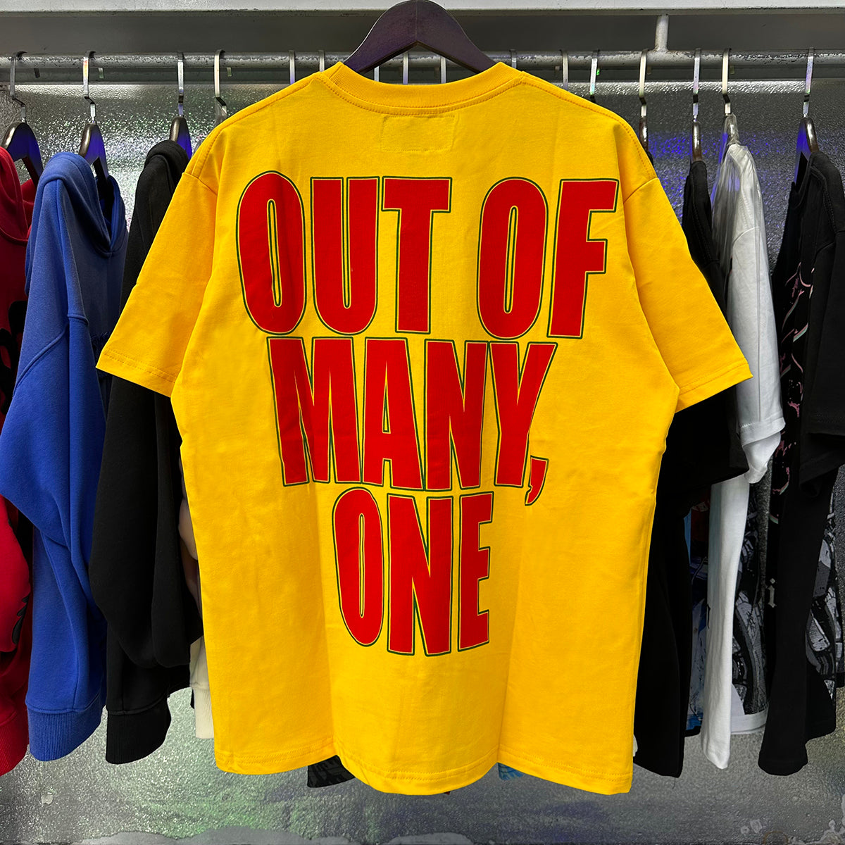 Godspeed T-shirts Urban Coconut Shark Print Cotton Casual Short Sleeve Men and Women