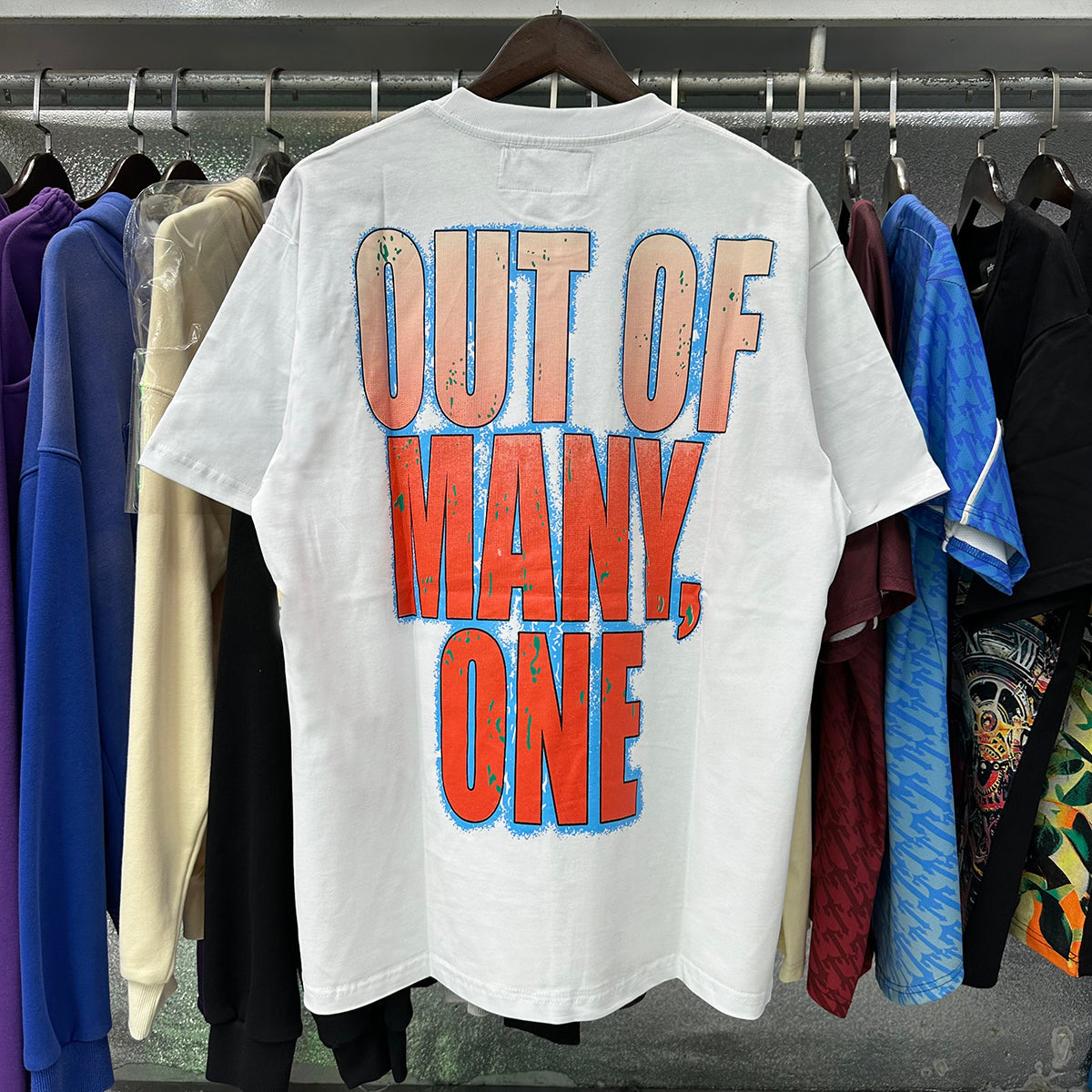 Godspeed T-shirts VR Glasses Skull Small Fresh Printing Cotton Casual Short Sleeve Men and Women