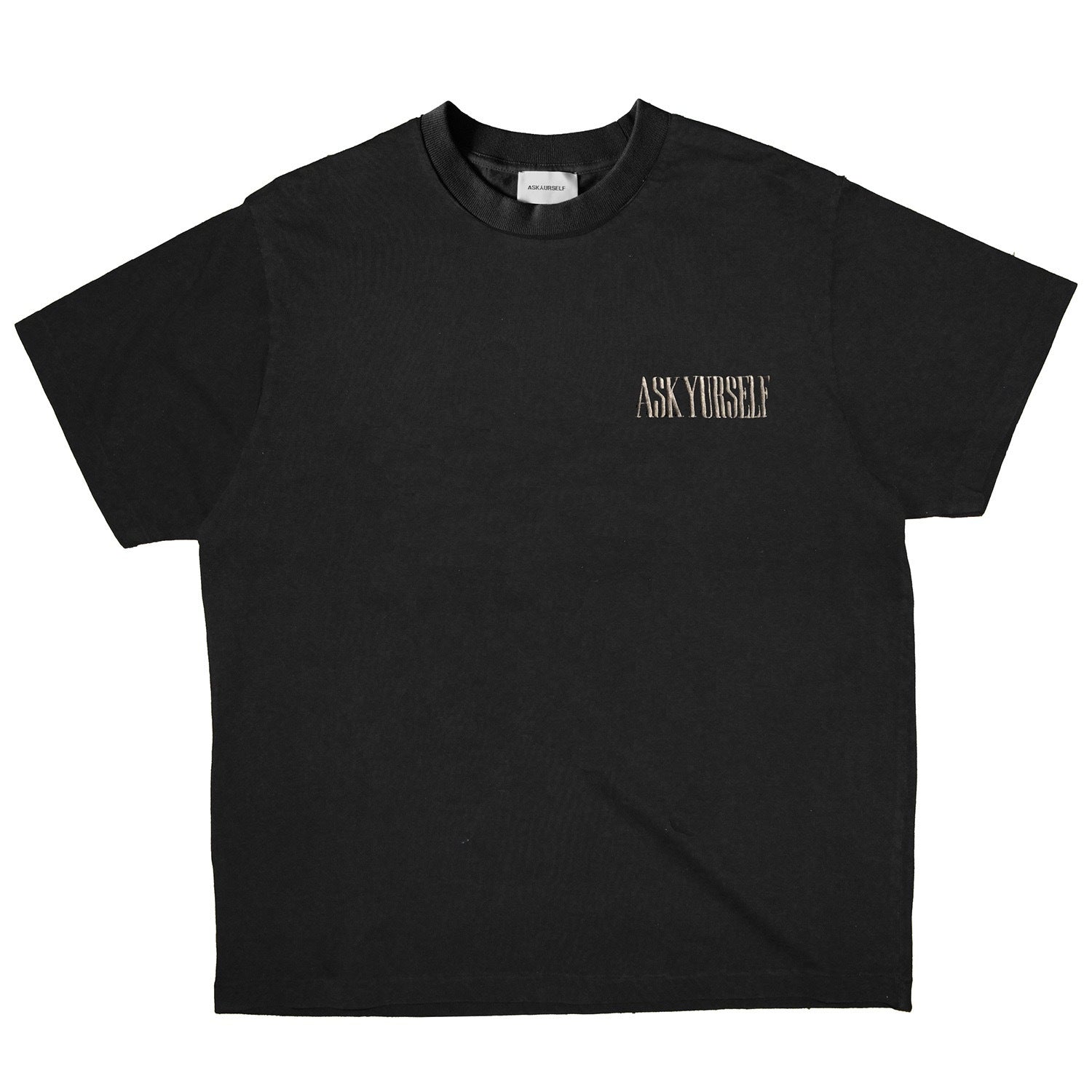 Askyurself T-shirts Paisley Embossed Three-Dimensional Puff Print Distressed