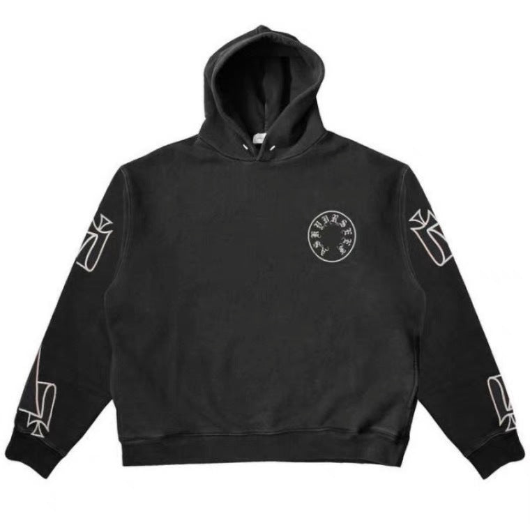 Askyurself Hoodie Loose Sanskrit Printed Hoodie