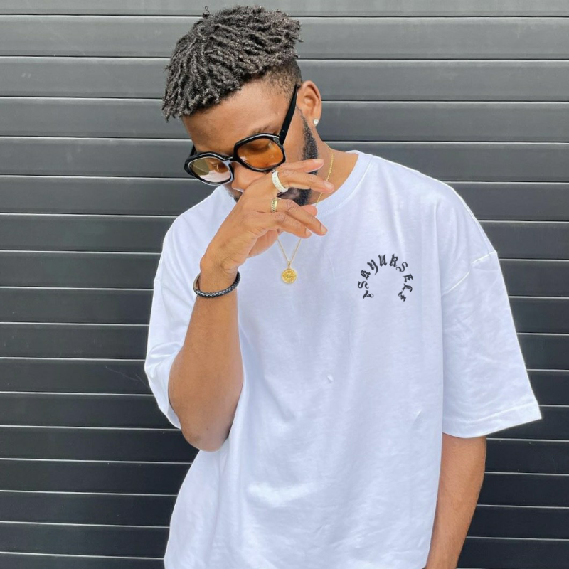 Askyurself T-shirts Summer Loose Men's Short Sleeve T-shirt